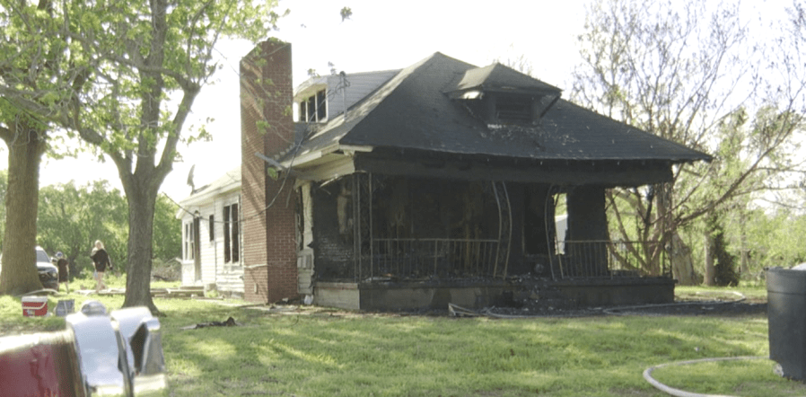 House fire in Newtonia displaces three
